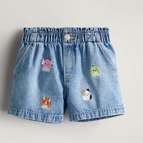 Target Girls Jean Shorts Squishmallow Jean Shorts